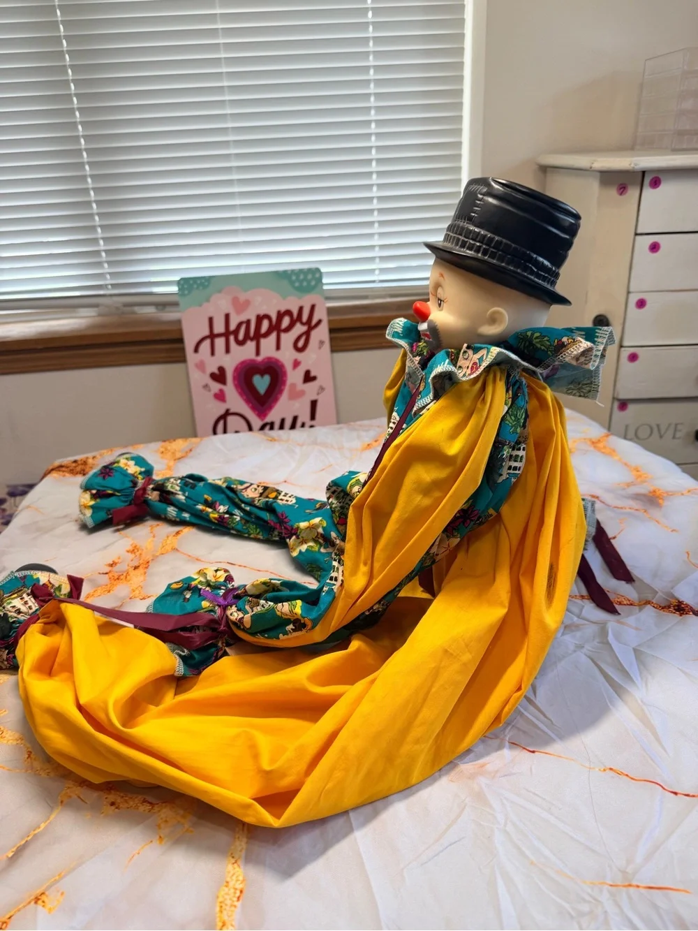 Chrissy’s Huggables Plus porcelain clown